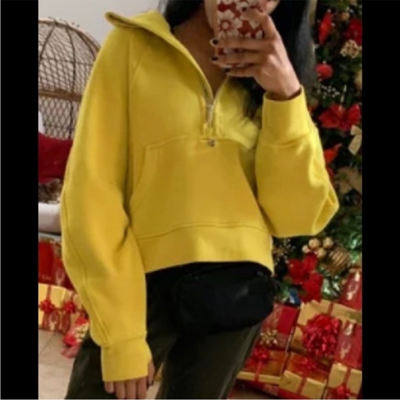 💛LULULEMON SCUBA OVERSIZED FUNNEL NECK HOODIE/JACKET-SOLEIL-XL/XXL💛 - Picture 10 of 16